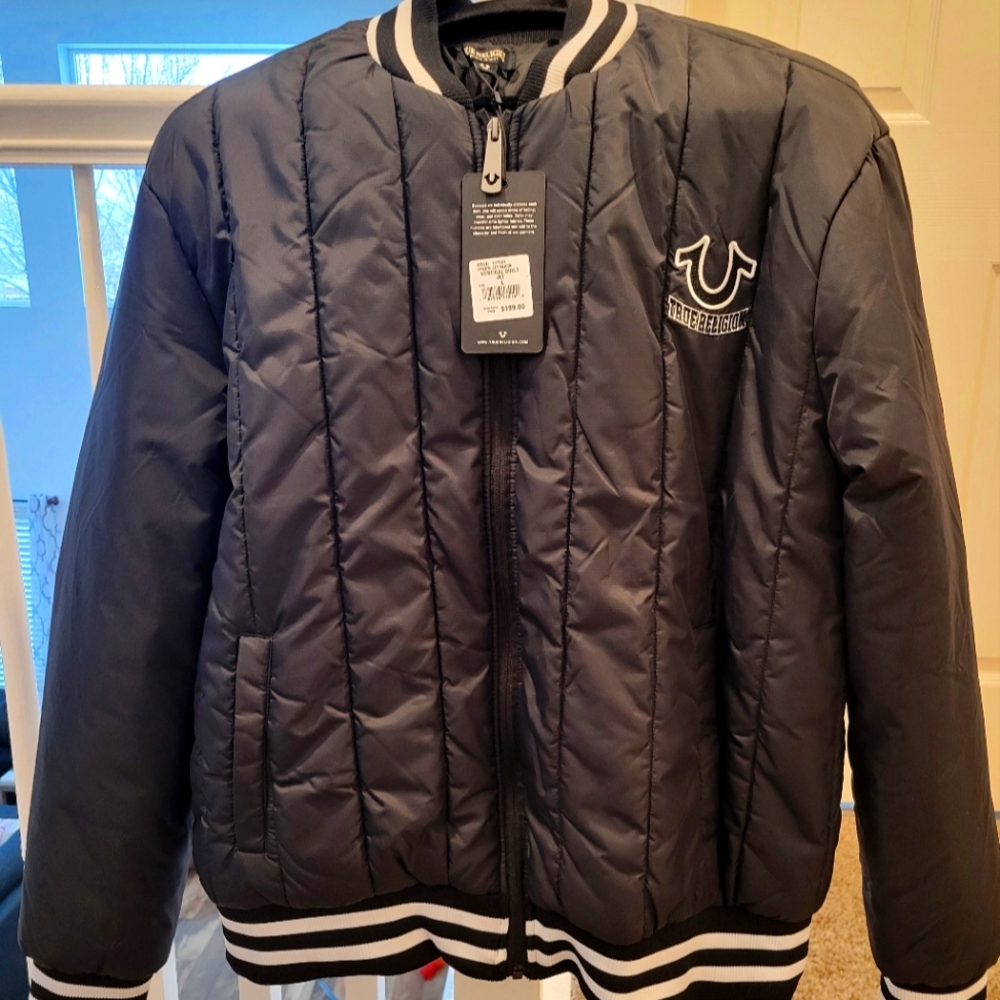 Black true religion jacket